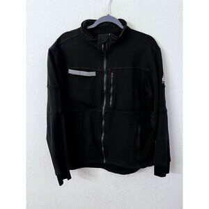 Bulwark Protective Apparel full zip black jacket mens size large